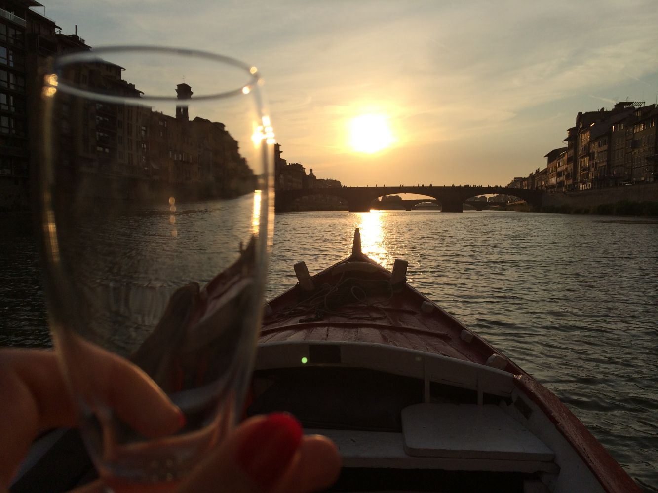 Private Guided Boat Tour On The River Arno, Sailing on the River of Florence